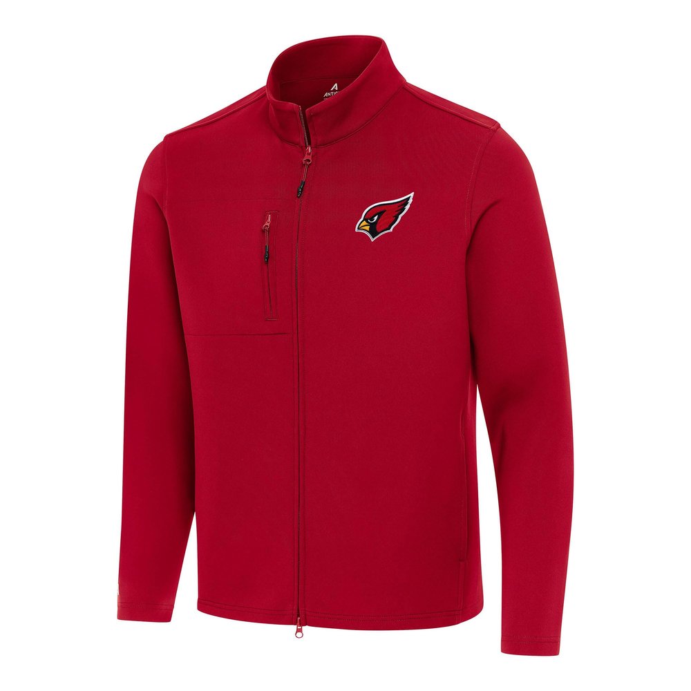Antigua Men's Cardinal Arizona Cardinals Objection Full-Zip Jacket