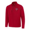 Antigua Men's Red Atlanta Falcons Objection Full-Zip Jacket view 1