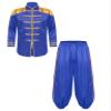 LiiYii Mens 2Pcs Halloween Costume SGT Sergeant Pepper Budget Jacket Hippy Medieval Jackets with Pants Royal Blue X-Large view 3