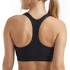 Hanes Women's Wireless Racerback Moisture-Wicking Stretch Sports Bra with Compression Support, 1, Black/White-2 Pack, Small view 3
