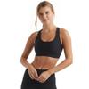 Hanes Women's Wireless Racerback Moisture-Wicking Stretch Sports Bra with Compression Support, 1, Black/White-2 Pack, Small view 4