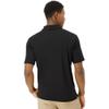 Hanes Moves Performance, Short Sleeve Polo Shirt for Men, Moisture-Wicking, Black, Large view 2