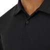 Hanes Moves Performance, Short Sleeve Polo Shirt for Men, Moisture-Wicking, Black, Large view 4