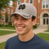 Officially Licensed Notre Dame Hat Classic Relaxed Fit Adjustable Irish Team Logo Embroidered Cap view 2