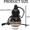 2026 New Gourd Water Bottle, 28 oz large capacity, made of Tritan. Comes with strap, waist rope, cup brush, charm, and DIY stickers. Reusable, leak proof screw top design view 3
