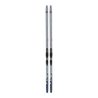 FISCHER Unisex Adult Fibre Crown EF Mounted Cross-Country XC Nordic Skis with Nordic Tour Step-in IFP Bindings | Recreational Skiing, Groomed Tracks, Winter Sports, 189