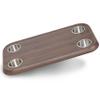 Black Walnut Luxury Pontoon Boat Tabletop - Mount Any Table Post Bracket to the Underside of the Top - No-Wobble Pontoon Table Flush Mount Design - Universal Mounting Plate Included In 6 Colors view 1