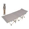 XWXLIJV Folding Camping Cot for Adults Portable Comfortable Sleeping Cots Bed Breathable Guest Bed Alloy Material Lightweight Tent Cot for Office Camping Tent Beach Home view 1