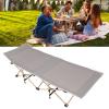 XWXLIJV Folding Camping Cot for Adults Portable Comfortable Sleeping Cots Bed Breathable Guest Bed Alloy Material Lightweight Tent Cot for Office Camping Tent Beach Home view 2