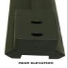 Precision Reflex Remington 700 L.A. 7in Alum. Base, Full 1913 Rail, 15MOA, Black, 02-217-07A view 3