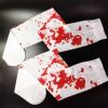 IWUJINWEN Halloween Blood Socks, Easter Halloween Nurse Blood Socks, Party Party Stockings, Makeup Costumes Props view 4
