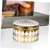 RRULNVGYQ Box Jewelry Holder Earring Storage Small Ceramic Jewelry Trinket Case Necklace Holder Earring Organizer Holder Storage Cases for Jewelry Ceramics White Porcelain Desktop/749 view 4