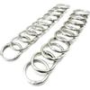 20 Pack 1 Inch Carabiner Clip, Spring O Rings Metal Alloy Purse Clip, Round Keyring Buckle Clips, Small Keychain Hook Clip for Key Bag(Silver) view 1