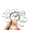 20 Pack 1 Inch Carabiner Clip, Spring O Rings Metal Alloy Purse Clip, Round Keyring Buckle Clips, Small Keychain Hook Clip for Key Bag(Silver) view 3