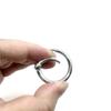 20 Pack 1 Inch Carabiner Clip, Spring O Rings Metal Alloy Purse Clip, Round Keyring Buckle Clips, Small Keychain Hook Clip for Key Bag(Silver) view 4