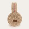 C.C Soft Winter Warm Adjustable Headband Ear Warmer Earmuffs, Stitched Band Sherpa Camel view 3