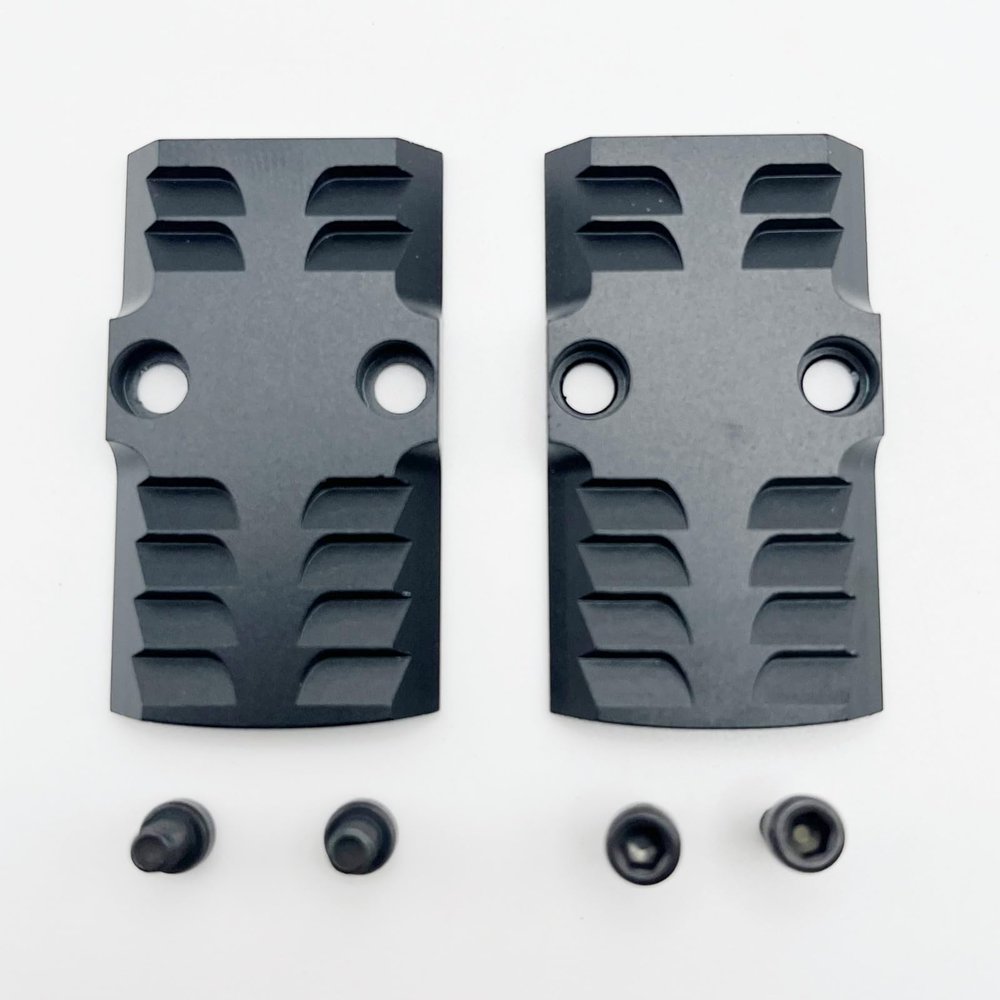 XXTACMM 2 Pack RMR Cover Plate for Glock 17/19/26 Cut Slide Aluminum