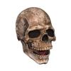 Nirelief Creepy Halloween Mask Scary Full Head Skull Masks with Moving Jaw Realistic Latex Skeleton Props Cosplay Party Costume Scary Halloween Mask Creepy Costume for Adult Human Skeleton Mask view 1