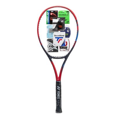 Yonex VCORE 98 Scarlet 16X19 Tennis Racquet - Strung with Your Choice of String & Tension (4 1/4)