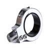 Monster Tower Accessory Bracket with Post - Replacement Bracket for Monster Tower Racks or Mirrors, 6063 Aluminum, Universal Inserts - Polished/Anodized Silver view 3
