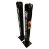 C & D Pickleball Nets Surface Mount Net System with Heavy Duty Steel Frame, Indoor/Outdoor Use, Brass Winder, 31 High Net, UV Resistant, Durable