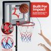 Kids Basketball Hoop Outdoor - 33 inch Backboard, 70-84in Adjustable Height, Portable Basketball Hoops & Goals for Kids/Teenagers/Youth in Backyard/Driveway/Indoor - Fillable Base view 4