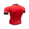 De Soto Skin Cooler Full Zip Tri Top Short Sleeve - FVSC - (Red Laser, Medium) view 2