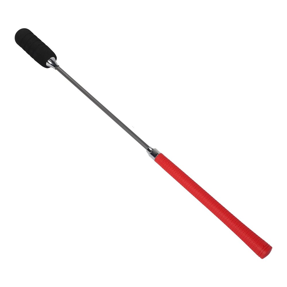 Golf Swing Training Stick, Adjustable, Improved Golf Skills, Indoor Golf Swing Practice Stick (Red)