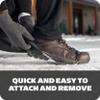 Yaktrax Quick Chains Traction Cleats - 360-Degree Grip on Snow, Ice, & Multi-Terrain Surfaces - Abrasion & Rust Resistant - Unisex, X-Large view 2