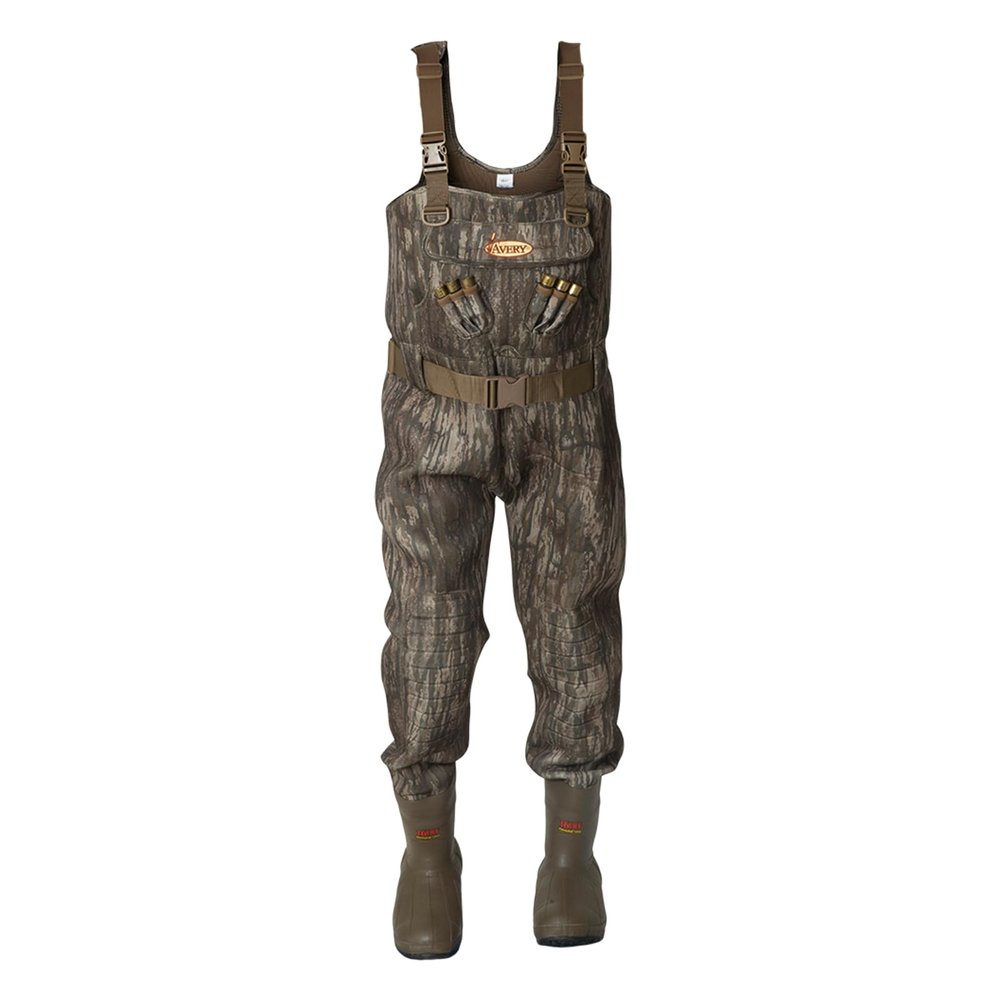 Avery Men's Originals 5mm Neoprene Waterproof Cold-Weather Fishing Chest Waders, Insulated Boots, Knee & Seat Reinforcements, Legacy, 11, Regular