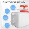 DIROVO 150L/200L/300L Water Container with Faucet,Water Storage Containers Plastic Outdoor Camping Caravan Water Carrier Container(150L) view 2