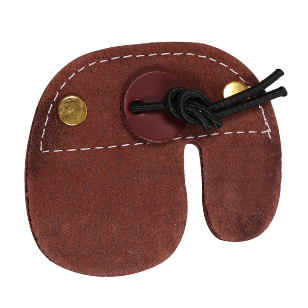 Anneome 2pcs Recurve Finger Guard Protective Gear Double-Layer Synthetic Accessory for Archery Prevents String Injuries for Traditional Asian Bows