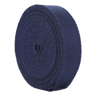 YunYunStrap Cotton Webbing 1 inch Dark Blue, 5 Yard Cotton Strap for Tote Canvas Bags Crafts Sewing