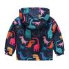 Toddler Boys Girls Floral Printed Coats Windproof Jacket Hooded Trench Lightweight Zipper Hooded (Pink-1, 2-3 Years) view 2