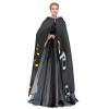 YQxwJL Microphone With Music Notes Print Men Hooded Cloak,Wizard Hooded Robe,Witch Cape Cosplay Costume Halloween Party Capes view 3