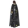 YQxwJL Microphone With Music Notes Print Men Hooded Cloak,Wizard Hooded Robe,Witch Cape Cosplay Costume Halloween Party Capes view 4