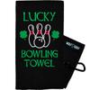 Wolf Golf Towels Bowling Accessories | Lucky Bowling Towel | Funny Bowling Towel | Bowling Shammy | Bowling Gift view 1
