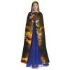 YQxwJL Bee Flying Print Men Hooded Cloak,Wizard Hooded Robe,Witch Cape Cosplay Costume Halloween Party Capes view 2