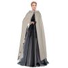 YQxwJL Cow Black Spot Print Men Hooded Cloak,Wizard Hooded Robe,Witch Cape Cosplay Costume Halloween Party Capes view 3