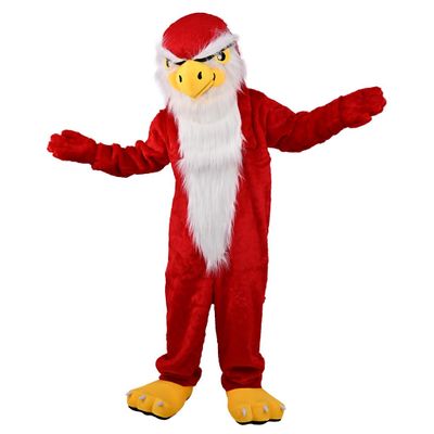 Red Eagle Mascot Costume Fancy Dress Cartoon Outfit