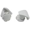 HAJXZH 2 PCS Football Helmet Screws Nylon Helmet Visor Clips Repair Kits White Thumb Screws for Football Helmet Chinstrap Stabilization System view 1