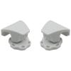 HAJXZH 2 PCS Football Helmet Screws Nylon Helmet Visor Clips Repair Kits White Thumb Screws for Football Helmet Chinstrap Stabilization System view 3