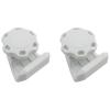 HAJXZH 2 PCS Football Helmet Screws Nylon Helmet Visor Clips Repair Kits White Thumb Screws for Football Helmet Chinstrap Stabilization System view 4