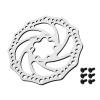 Corki Cycles 140mm Bike Disc Brake Rotor with 4 Pairs Disc Brake Pads for Sram Avid Elixir view 2