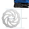 Corki Cycles 140mm Bike Disc Brake Rotor with 4 Pairs Disc Brake Pads for Sram Avid Elixir view 3