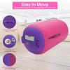 Gymnastics Tumbling Equipment Inflatable Air Roller Balance Cylinder with Pump, 0.6mm High-Density PVC, Air Barrel Trainer for Back Handspring, Cheerleading, Yoga & Gym Multiple Sizes 2.6FT4FT Length view 4