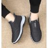 CPMBFDC Womens Snow Boots Men Womens Winter Snow Boots Warm Fur Lined Ankle Boots Slip On Outdoor Non-Slip Ankle Boots (Grey-Men,Women9/Men8.5) view 4