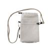 Washable Insulated Water Bottle Bag Compact Cold & Thermal Protection PET Bottle Holder with Loop, Pocket, & Carabiner, Ideal for Work, Picnics & Outdoors (Beige) view 1