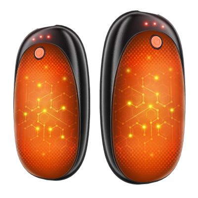 20H AI Hand Warmers Rechargeable 2 Pack, 6000mAh Portable Pocket Heater, Fast Heating Hand Warmer, Stocking Stuffers, White Elephant Gifts, Gifts for Men & Women