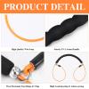 4 Pcs Deer Sled Deer Drag and Harness 43.3" Lightweight Portable Wirerope Cinch Hunting Accessories with Thick Foam Handle Hunting Gear Accessories Gifts Works with Bucks Does view 3